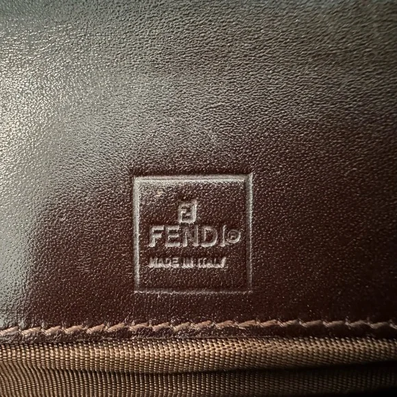 Fendi Jacquard & Leather Wallet - Picture 8 of 15
